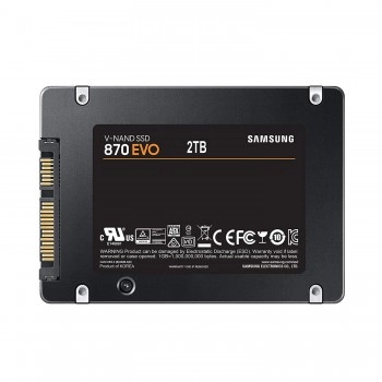 Samsung 870 EVO 2.5" SATA 2TB 固態硬碟, MZ-77E2T0BW